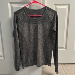 Dark grey, Nike dri fit long sleeve tee. Size medium